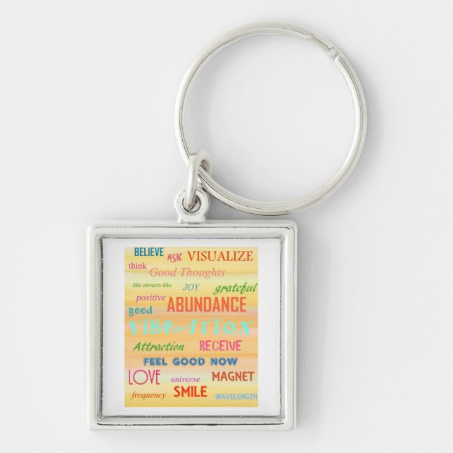 "LAW OF ATTRACTION" KEY RING (Front)