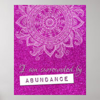 Law of Attraction Money Wealth Yoga Mindful Quote 