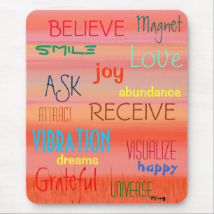 "LAW OF ATTRACTION" MOUSE PAD
