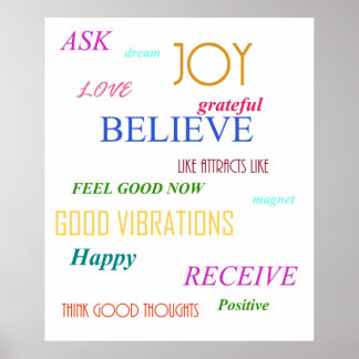 "LAW OF ATTRACTION" POSTER