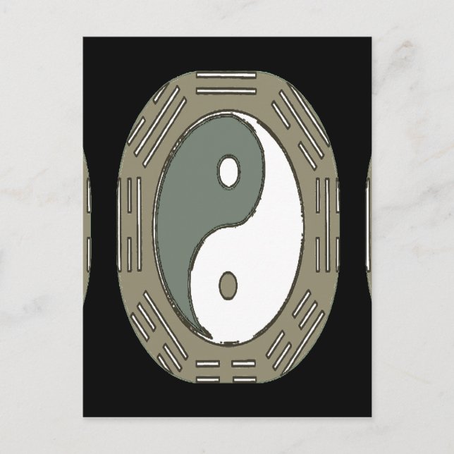 Law of Attraction - Ying Yang Postcard (Front)