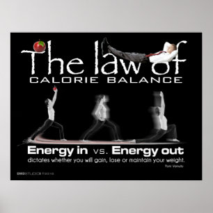 Law of Calorie Balance Poster