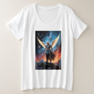 Law of Heaven Archangel Michael Plus Size T-Shirt