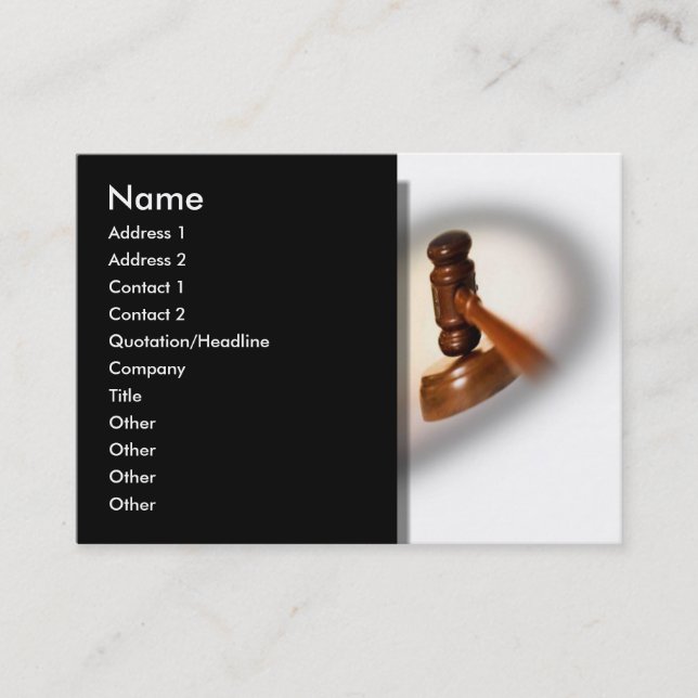 Law Office Business Card (Front)
