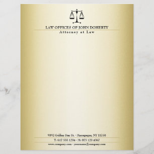 LAW OFFICE   Elegant Custom Letterhead