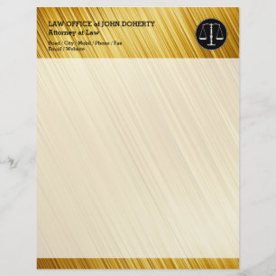 LAW OFFICE - stylish Letterhead