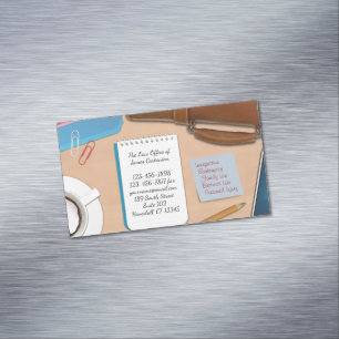 Law Office Work Magnetic Business Card