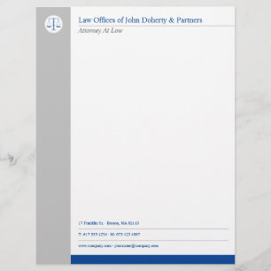 LAW OFFICES Lawyer Custom Letterhead