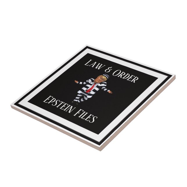 Law & Order Ceramic Tile (Side)
