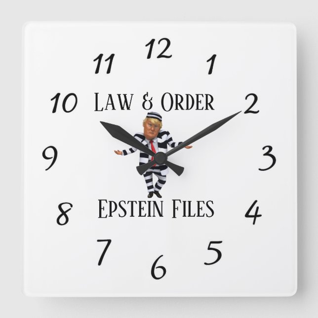 Law & Order Clock (Front)