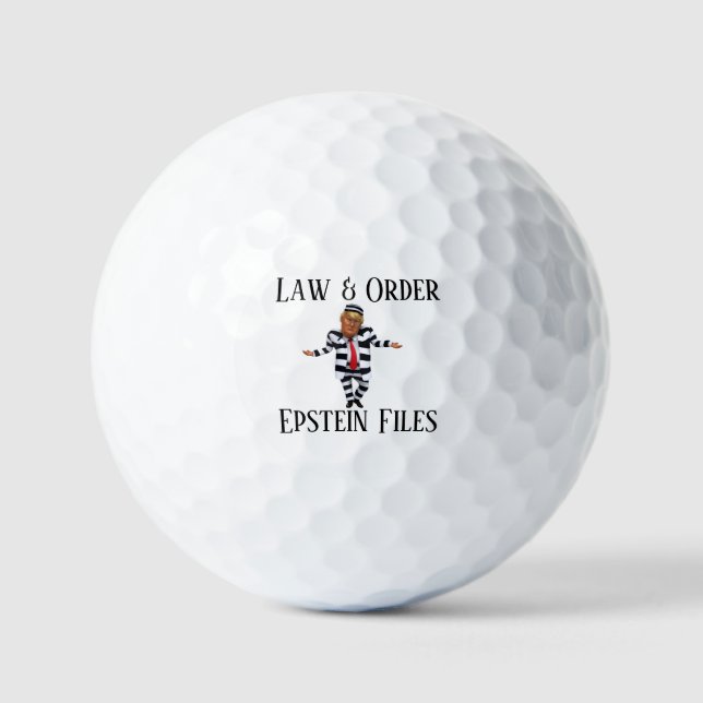 Law & Order Golf Balls (Front)