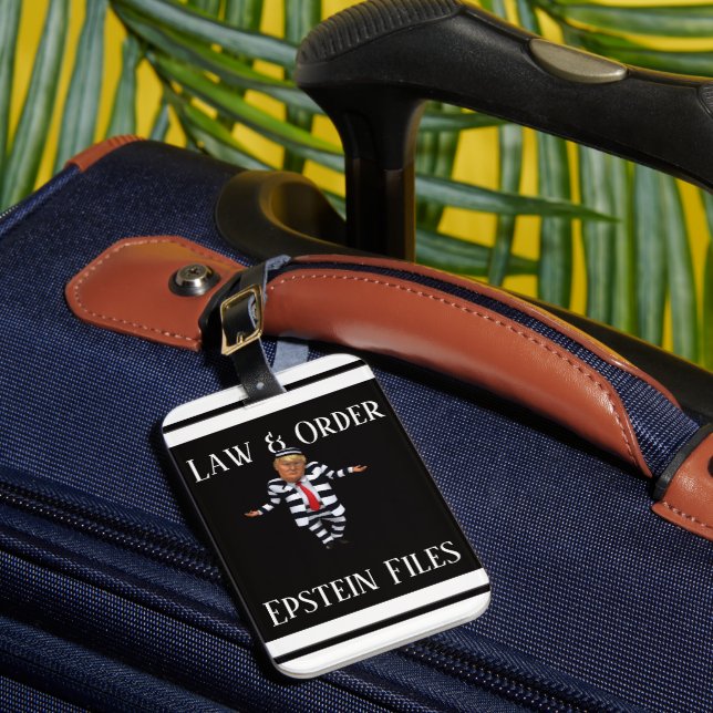 Law & Order Luggage Tag (Front Insitu 1)