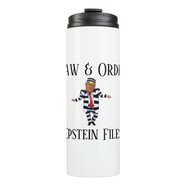 Law & Order Thermal Tumbler (Front)