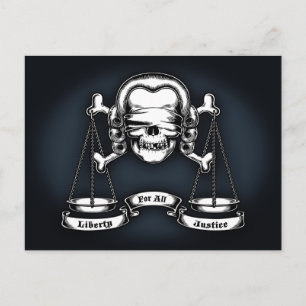 Law Pirate Postcard