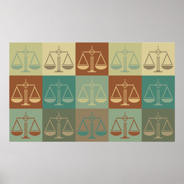 Law Pop Art Poster (Front)