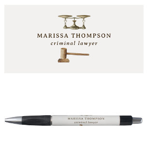 Law Scales Gavel Legal Antique Custom Name