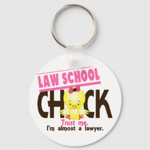 Law School Chick 3 Key Ring