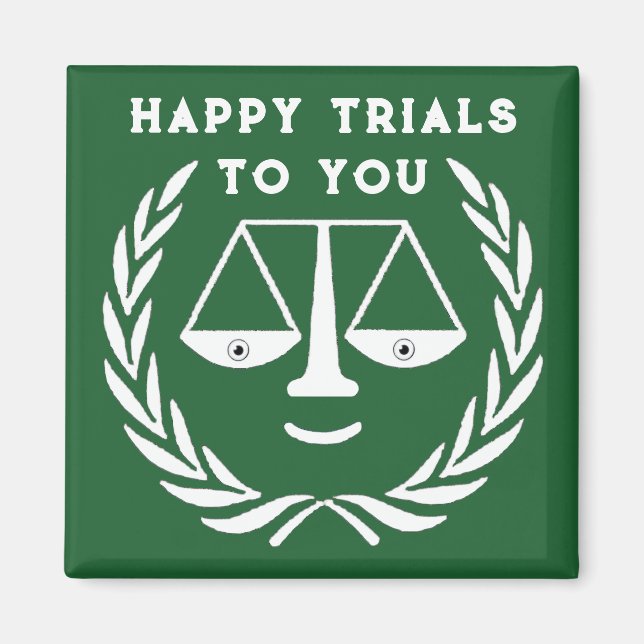 Law School Grad Lawyer Magnet (Front)
