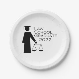 Law School Graduate 2022 Paper Plate