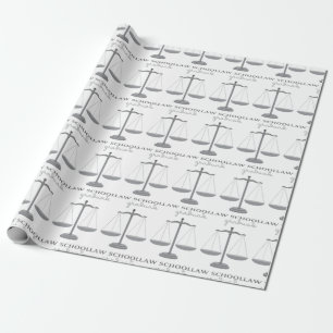 Law School Graduate Wrapping Paper