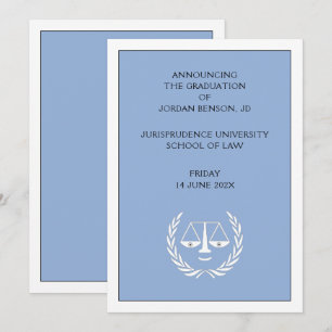 Law School Graduation Announcement