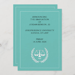 Law School Graduation Announcement