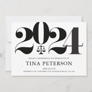 Law School Graduation Announcement