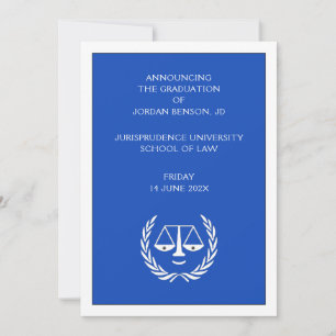 Law School Graduation Announcement