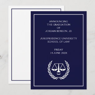 Law School Graduation Announcement