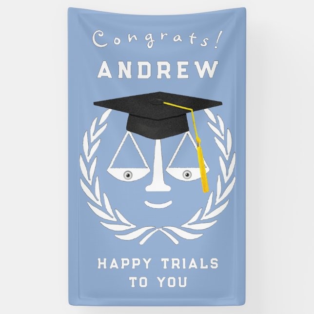 Law School Graduation Banner (Vertical)