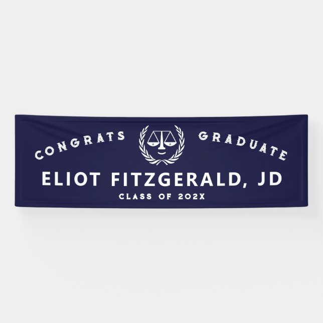 Law School Graduation  Banner (Horizontal)