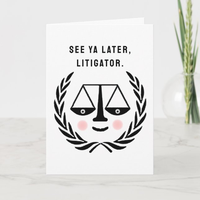 Law School Graduation Card (Front)