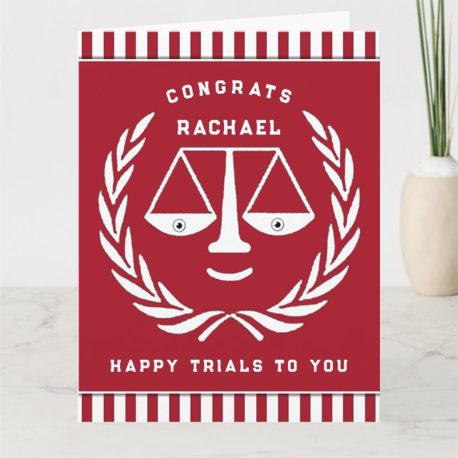 Law School Graduation Card (Front)