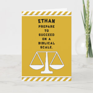 Law School Graduation Card