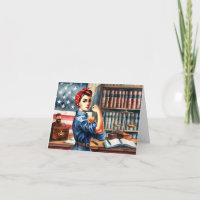 Law School Graduation Card-Rosie the Riveter