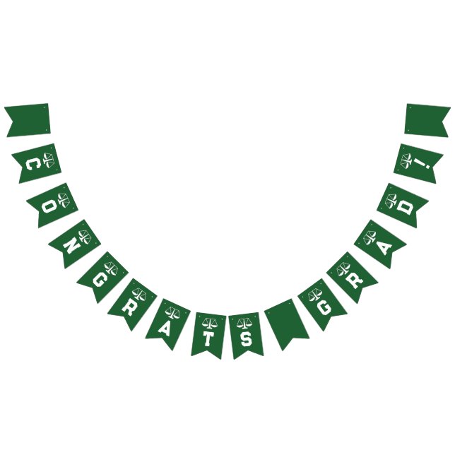 Law School Graduation Congrats Bunting Flags (All)