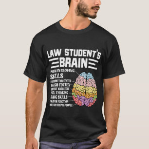 Law School Graduation Exam Student Lawyer Survivor T-Shirt