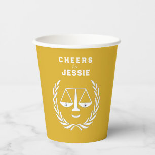 Law School Graduation Paper Cups