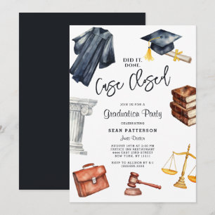 Law School Graduation Party Invitation