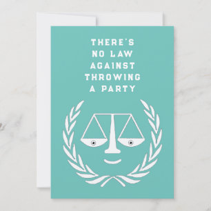 Law School Graduation Party Invitations