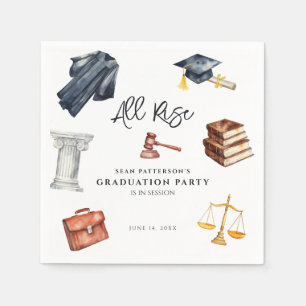 Law School Graduation Party Napkin