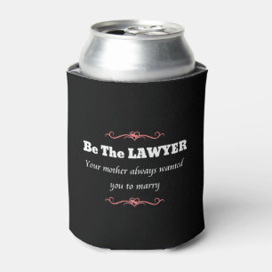 Law School Lawyer Female Graduate - Graduation Can Cooler