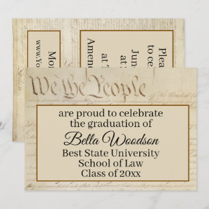Law School Paralegal Graduation Announcement Party