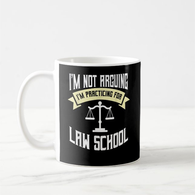 Law School Student Aspiring Future Attorney Lawyer Coffee Mug (Left)