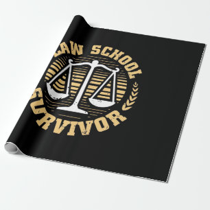 Law School Survivor Wrapping Paper