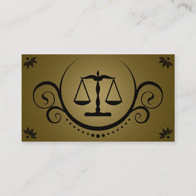 law sophistications business card (Front)