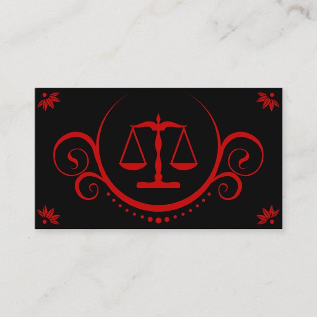 law sophistications business card (Front)