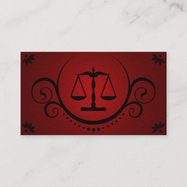 law sophistications business card (Front)