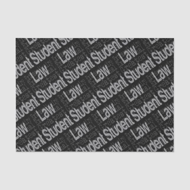 Law Student Extraordinaire Tissue Paper (Front)