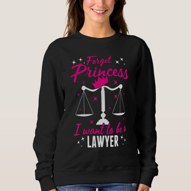 Law Student Law School Student Lawyer In Progress  Sweatshirt (Front)
